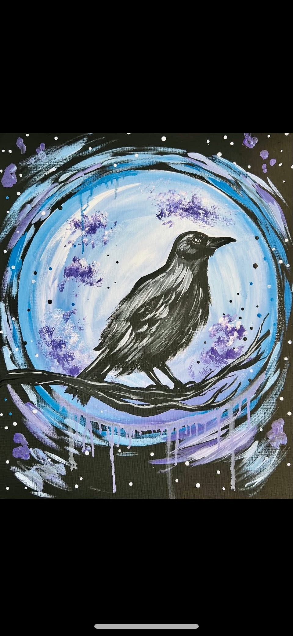 Moon/Crow Painting Class  $30.00