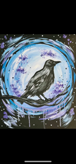 Moon/Crow Painting Class  $30.00